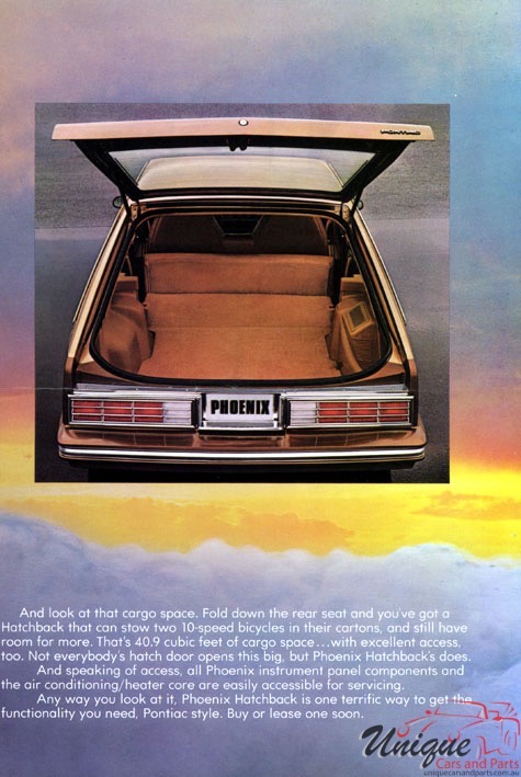 1980 Pontiac Phoenix Brochure Page 5